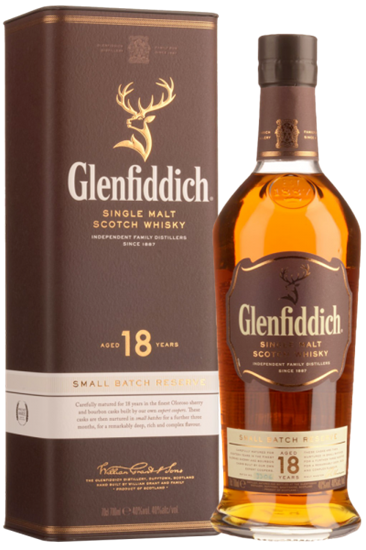 GLENFIDICCH 18 YEARS SMALL BATCH RESERVE WHISKY CL 70