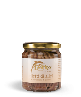 DELFINO FILETTI ALICI OLIO ML 212 VTR
